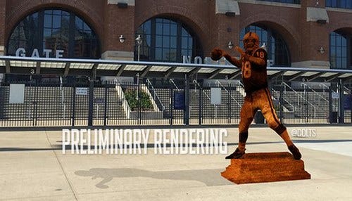 Colts to Unveil Peyton Manning Statue