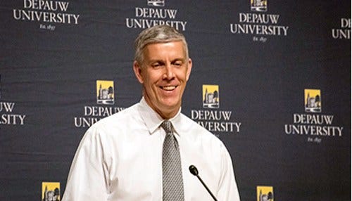 Duncan Delivers DePauw Lecture