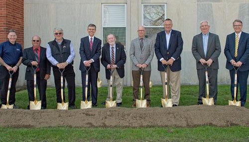 Trine Breaks Ground on Science Building Addition