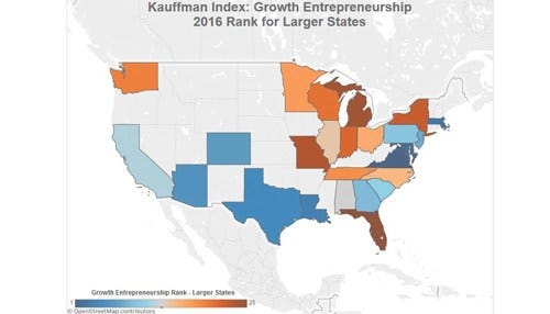 Study: Entrepreneurship in Indiana Rising, Still Trails