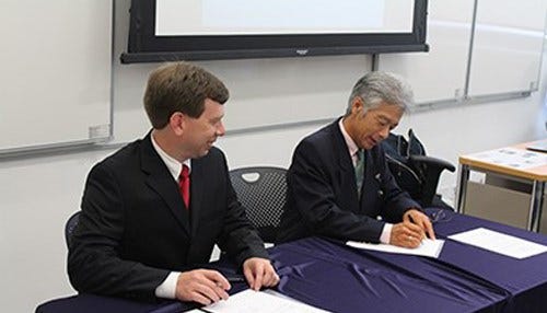 IU, Japan Ink Networking Agreement