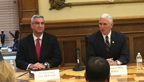 Pence to Complete Term as Governor