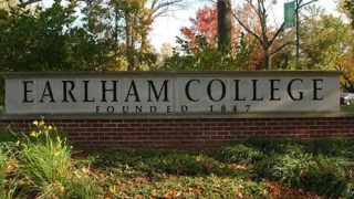 Earlham College Sign