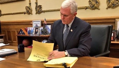 Pence Certifies Indiana Electoral Votes