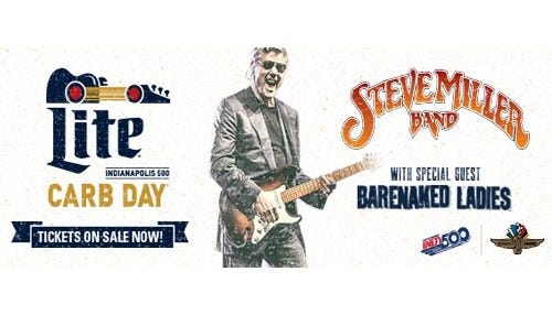 Steve Miller Band to Headline Carb Day