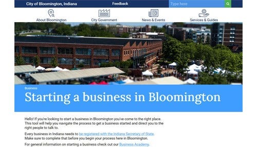 Bloomington Creates Tool For Startups