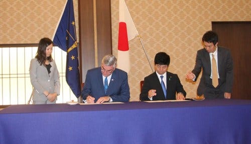 Holcomb Seeks to Grow Ties With Japanese Businesses