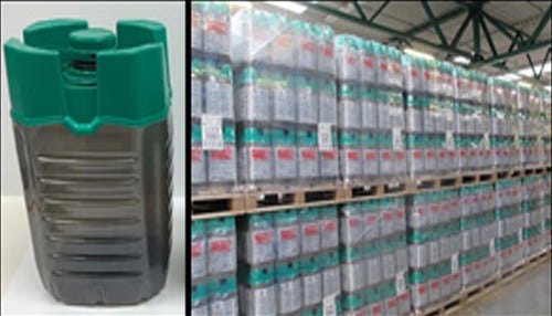 LEGO Meets Logistics: Dow Agro Shipping Stackable Bottles