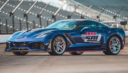 Corvette Named Pace Car For Indy 500
