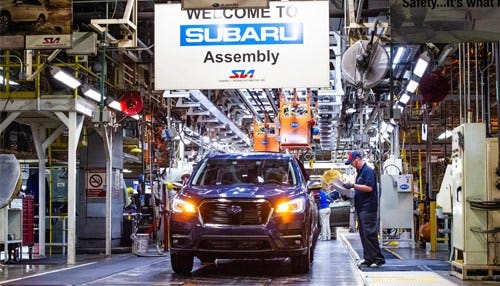 Subaru Continues Sales Growth