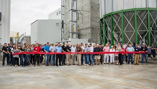 Superior Ag Cuts Ribbon on Dale Feed Mill
