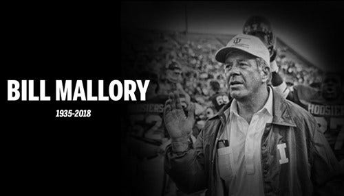 Former IU Football Coach Bill Mallory Dies