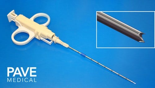 Pave Preps First-of-its-Kind Lung Biopsy Device