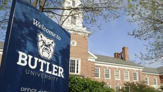 Butler University Welcome Sign