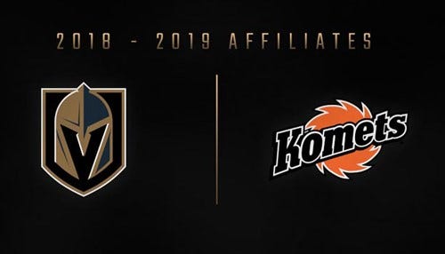 Komets Connect With Golden Knights