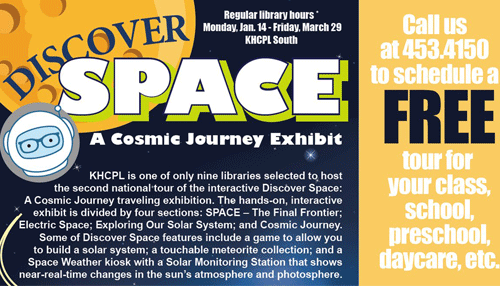 Kokomo-Howard County Public Library to Host Space Exhibit