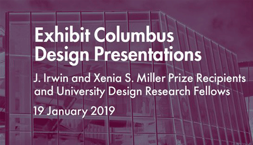 Exhibit Columbus Announces the 2019 Design Presentations