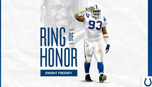 Colts to Induct Freeney into Ring of Honor