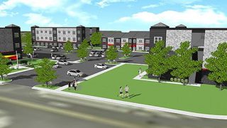 Clarksville Mixed-Use Project Rendering