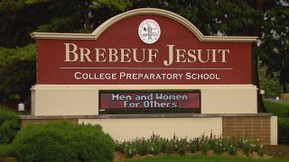 Brebeuf Jesuit School Sign WISH