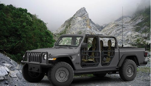 AM General, FCA Collaborate on New Military Grade Jeep