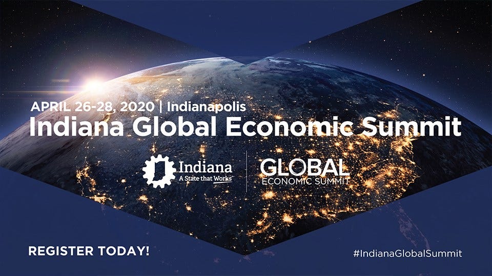 Indiana to Host Inaugural Global Economic Summit