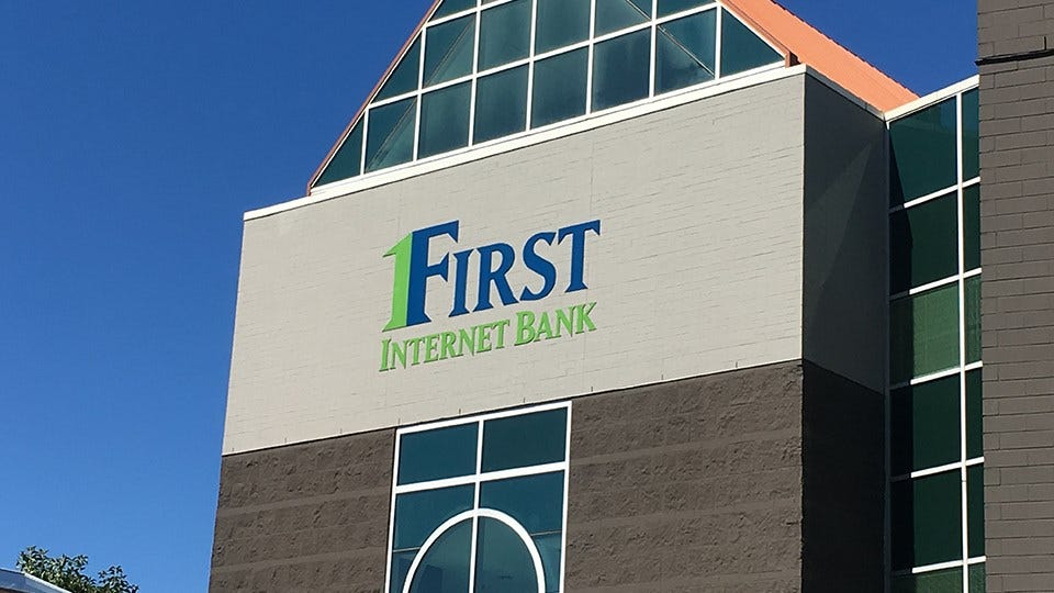 First Internet Bank Reports Strong Quarter