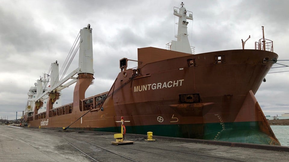 First Sea-going Ship Arrives in Northern Indiana
