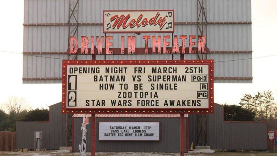 Visit Indiana Lists Top 20 Drive-In Theaters