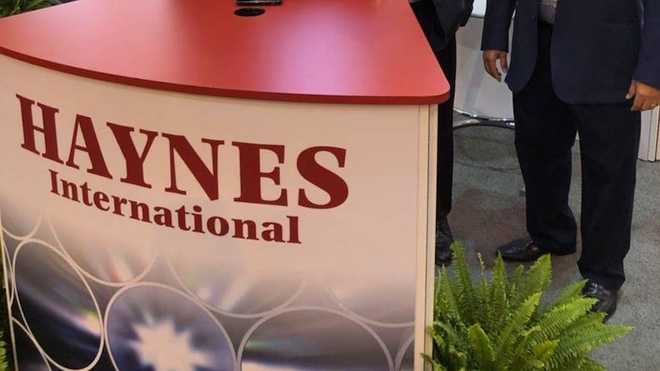 Haynes International Reports Quarterly Loss