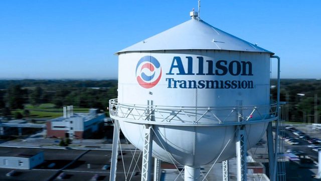 Allison Transmission Water Tower Sign