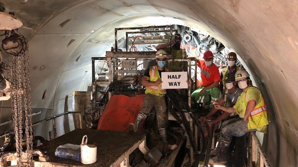 Fort Wayne Sewage Tunnel Reaches Halfway Point