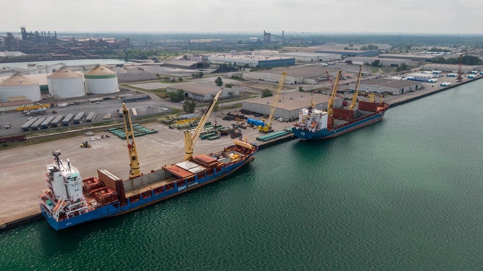 Indiana Ports Recording Large Shipments
