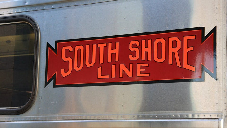 South Shore Line Sign