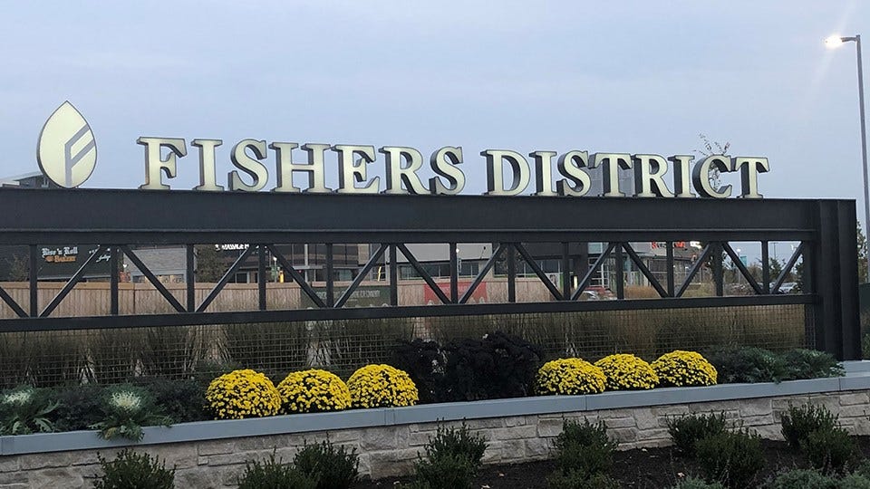 Fishers District Sign 2