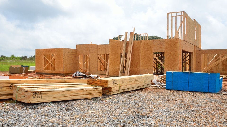 Construction Materials Costs Soar, Building Permits Surge