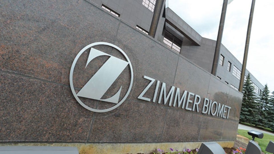 Zimmer Biomet Announces Spine, Dental Business Spin-Off