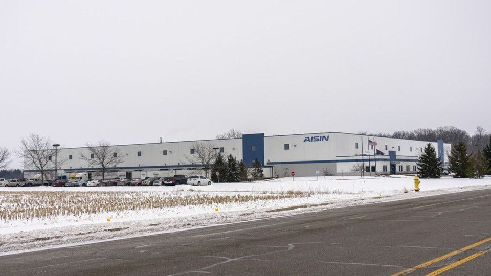 Aisin Seeking Tax Incentives for Franklin Expansion