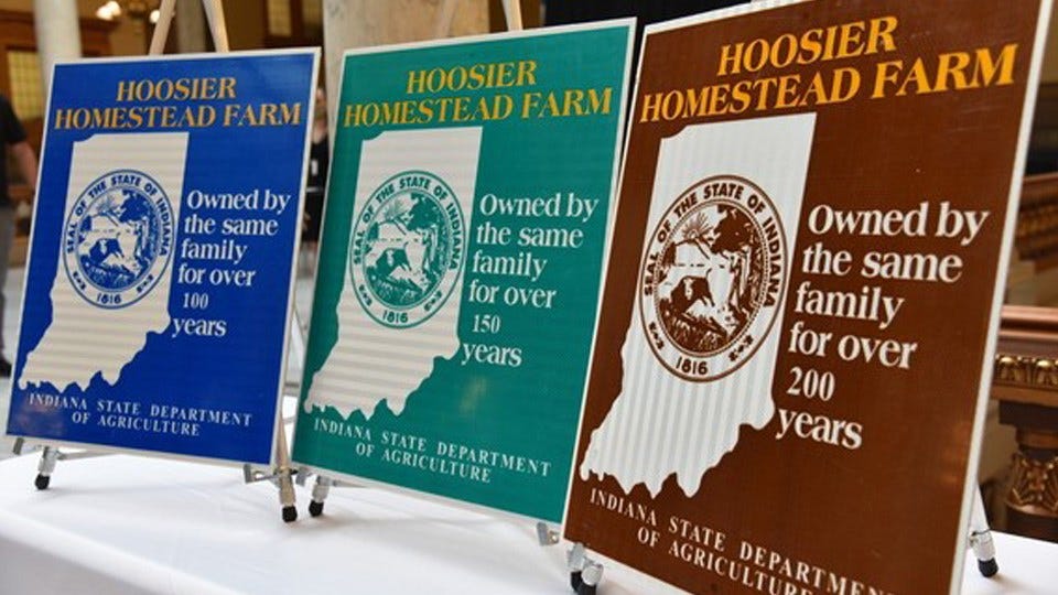 Longstanding Hoosier Farms Honored