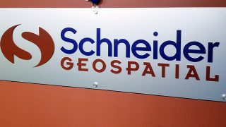 Schneider Geospatial Sign