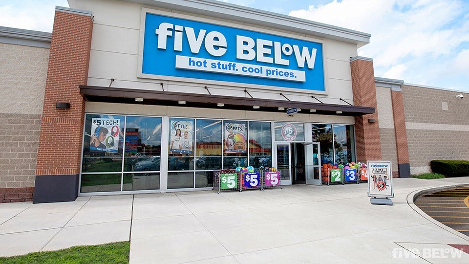 Five Below Planning Shelby County Distribution Center
