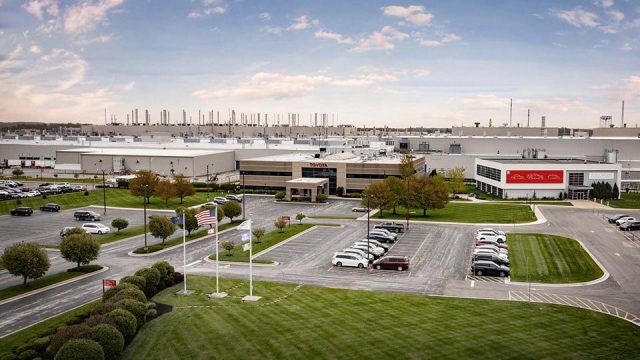 Toyota Motor Manufacturing Indiana Plant Aerial