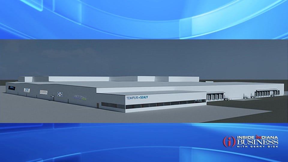 Tempur Sealy Planning Manufacturing Plant in Crawfordsville