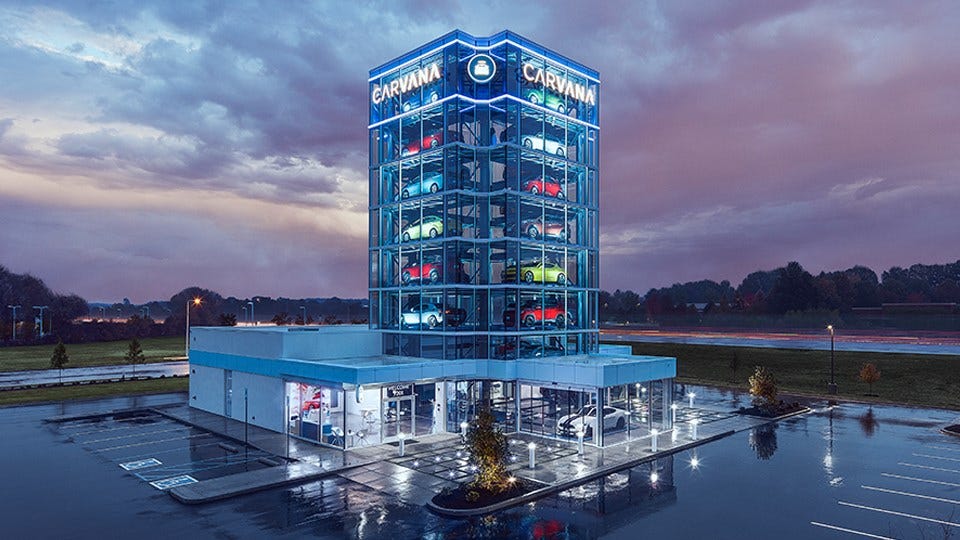 Carvana to Hire Up to 235 in Greenfield
