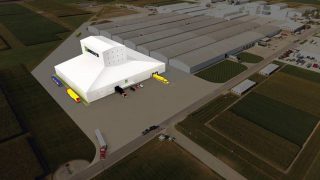 Beck's Hybrids Soybean Processing Facility Rendering Large