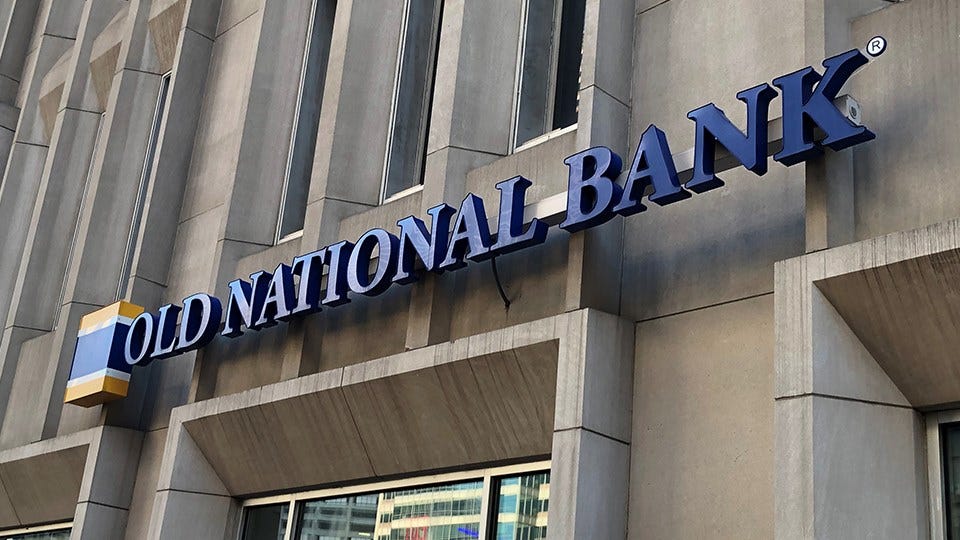 Old National Bank Sign