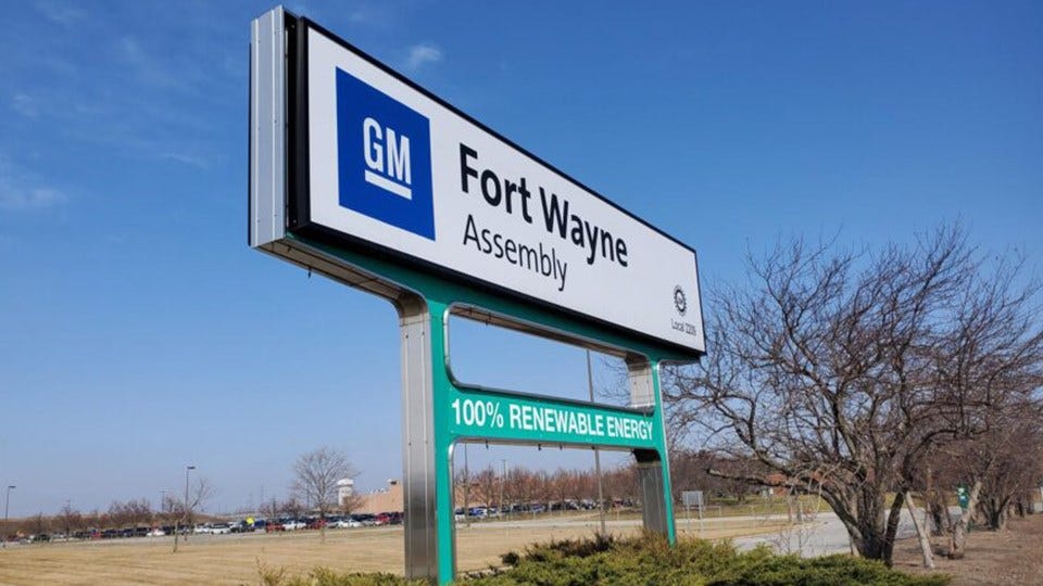 Fort Wayne GM Plant to Halt Production Again