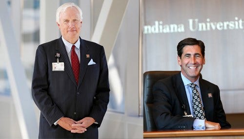 Evans to Retire, Murphy to Take Helm at IU Health