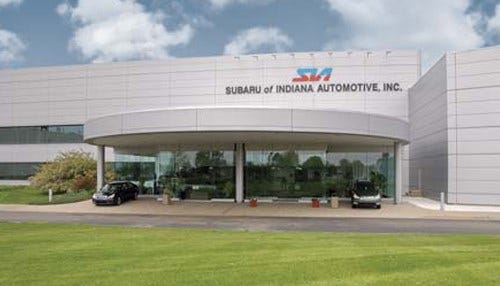 Indiana-Made Vehicles Help Subaru Reach Record Sales