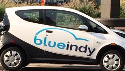 BlueIndy Arrives at Indy Airport